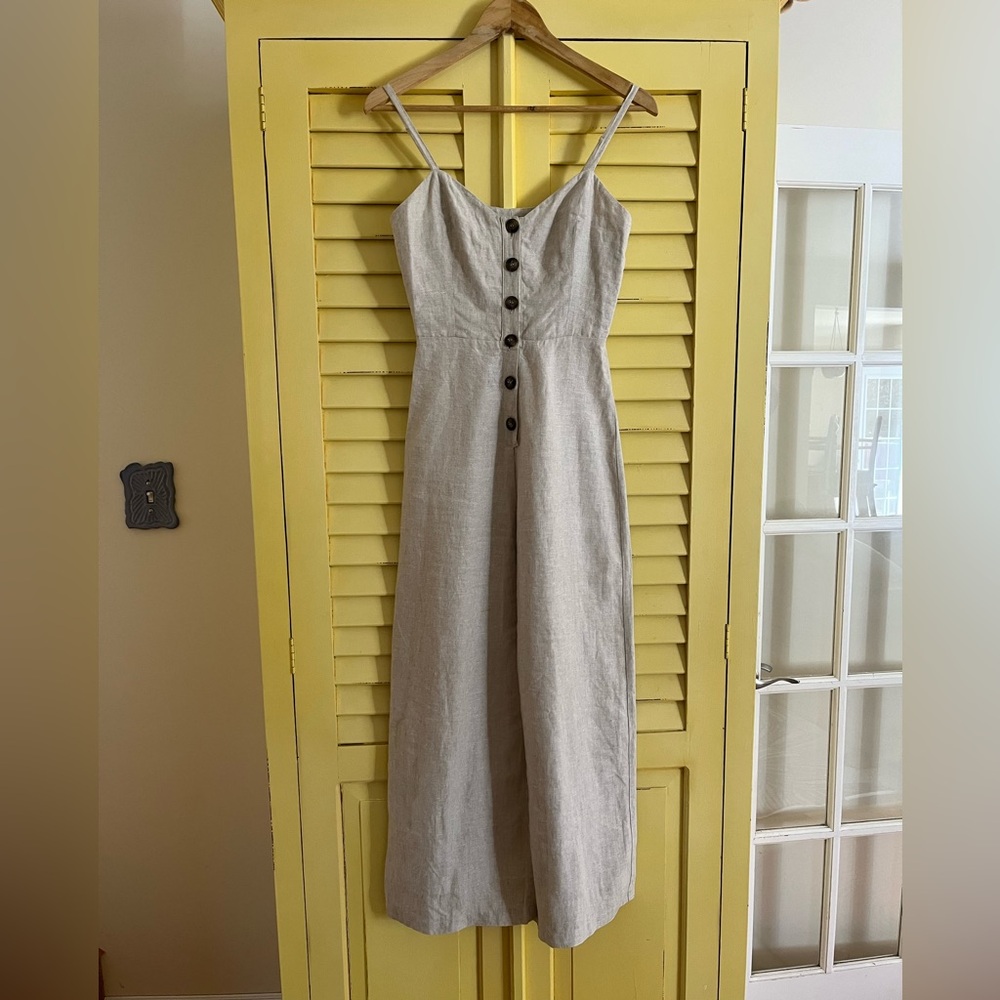 Reformation Linen Jumpsuit